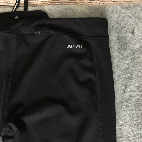 Nike Dri Fit Leggings With Ankle Zipper 